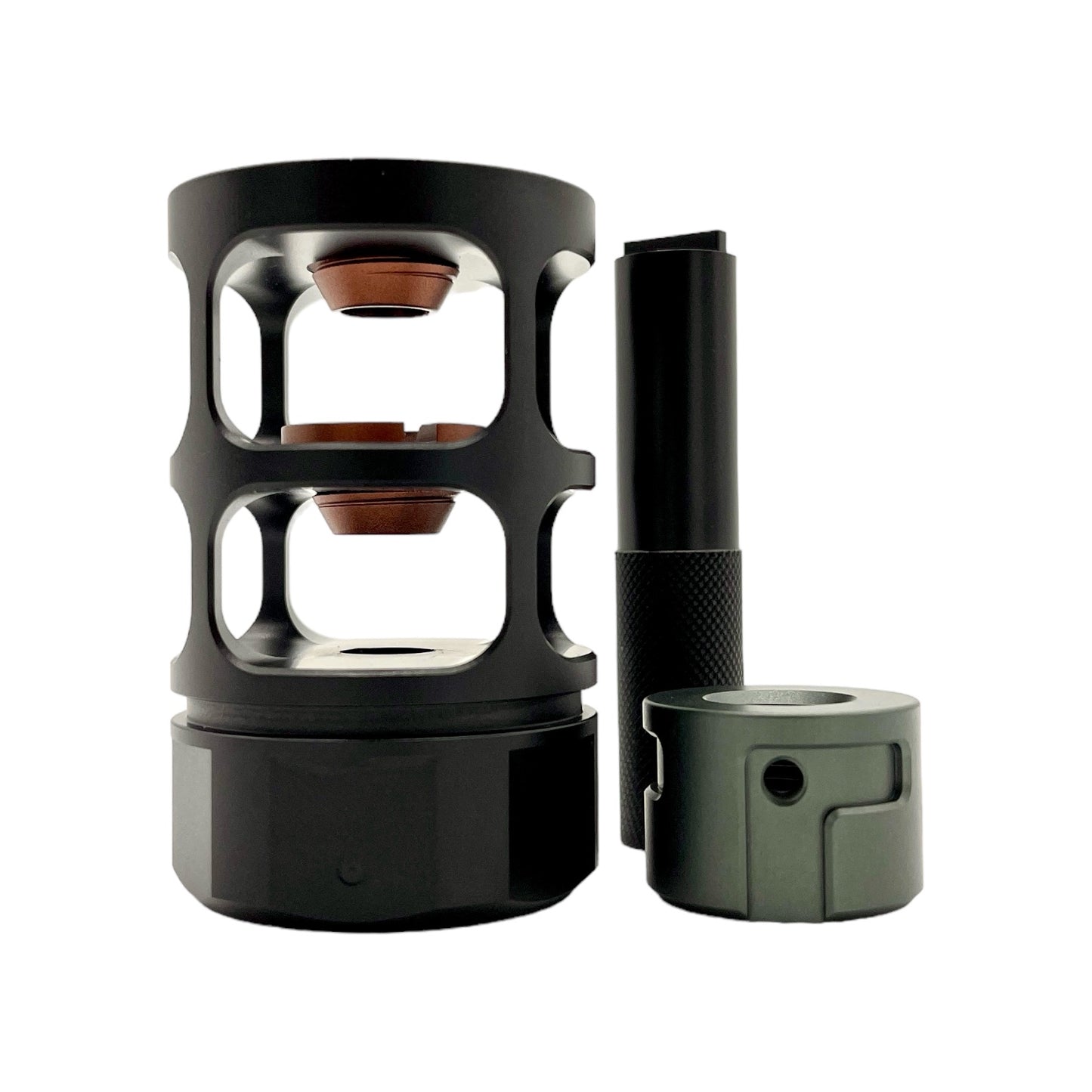 Quick release muzzle brake M84