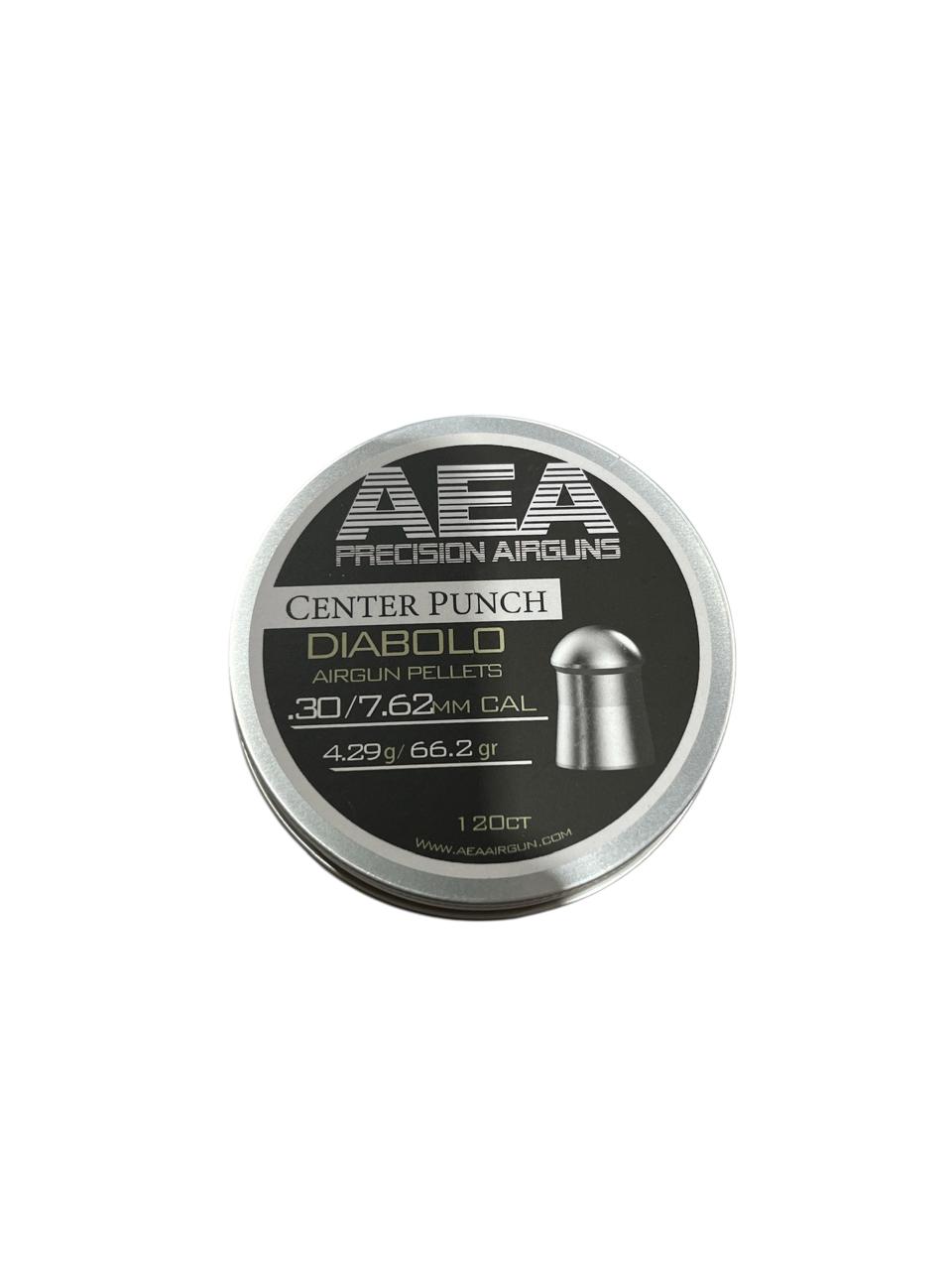 AEA Center Punch Diabolo Airgun Pellets .30/7.62mm