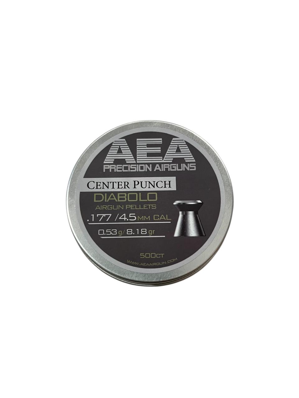 AEA Center Punch Diabolo Airgun Pellets .177/4.5mm