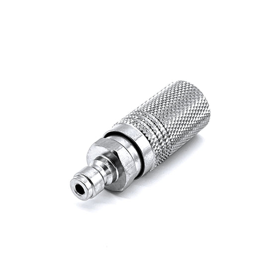 Desconexión rápida extendida de acero inoxidable con accesorio Foster M32