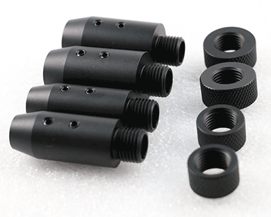 Adaptador universal para cañones de 10 mm, 11 mm, 12 mm, 14 mm, 15 mm y 16 mm con 1/2 x 20 UNF